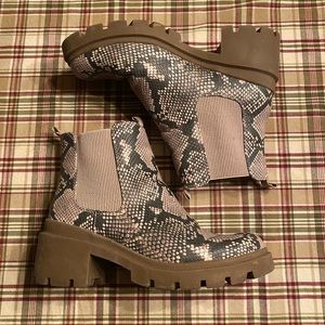 Snake Skin Boots